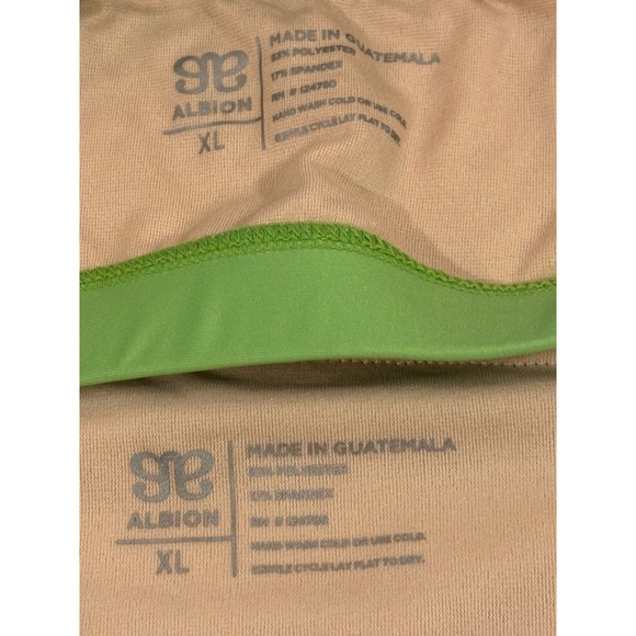 Albion Fit Pipeline Scoop Bikini Top High Waisted Bottoms, NWT, bright, sporty - Picture 4 of 6